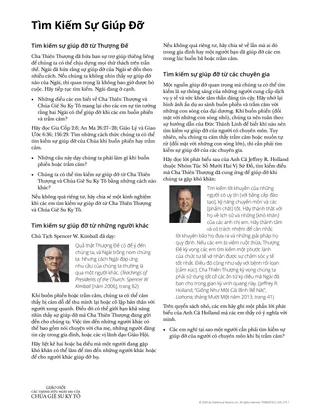 Tìm Kiếm Sự Giúp Đỡ