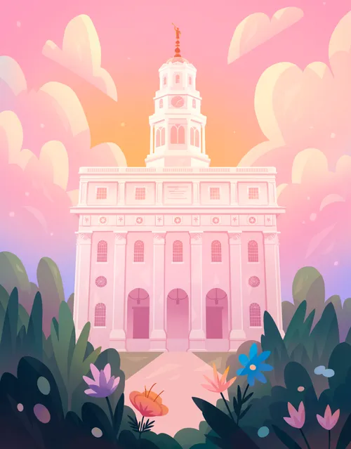 Front of Nauvoo Temple