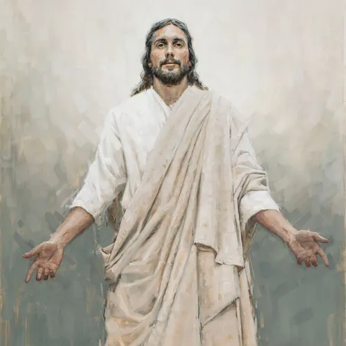 painting of the resurrected Jesus Christ