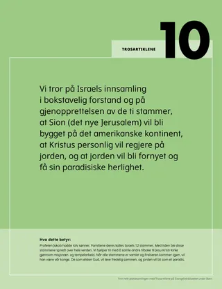 Tiende trosartikkel-plakat