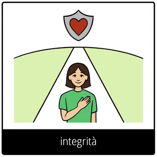 simbolo del Vangelo “integrità”