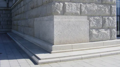 a cornerstone in a stone wall