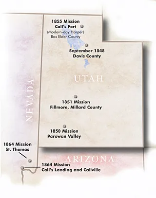 map of Utah