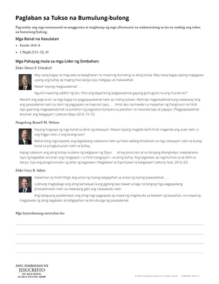 Paglabanan ang Tukso na Bumulung-bulong at Magreklamo