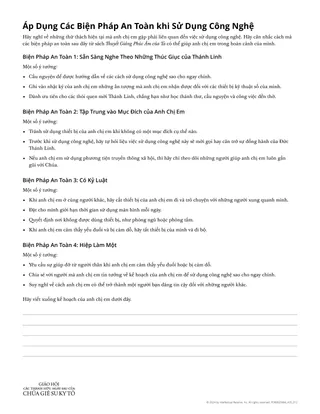 Áp Dụng Các Biện Pháp An Toàn khi Sử Dụng Công Nghệ