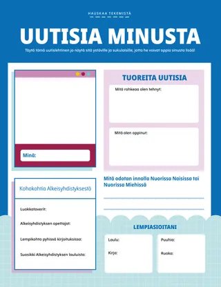 Uutisia minusta