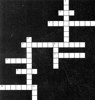 Crossword puzzle