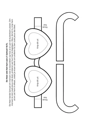 doe-pagina voor het jeugdwerk: De Heer ziet het hart aan