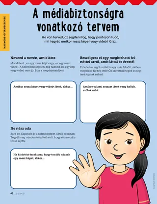 Tevékenységi oldal a médiabiztonságról