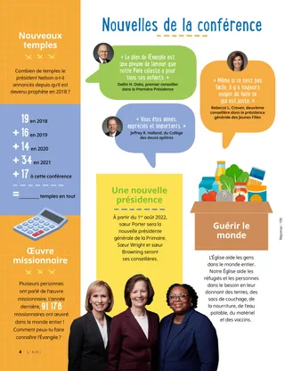 Page from the May 2022 Friend Magazine.