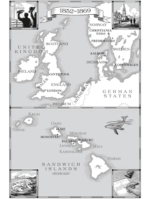 map of European and island missions