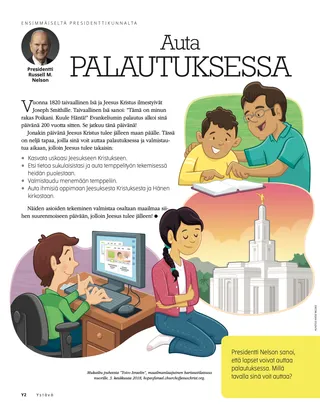 Helping with the Restoration