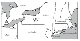 แผนที่ ตะวันออกเฉียงเหนือของสหรัฐ