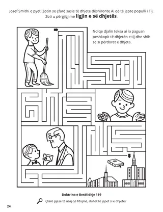 The Law of Tithing coloring page