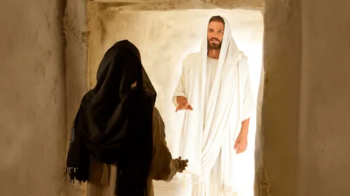 Den opstandne Jesus viser sig for Maria nær hans grav