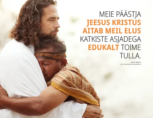 Plakat: Jeesus Kristus embab meest