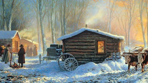 painting of Winter Quarters