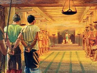 Alma and Amulek in prison