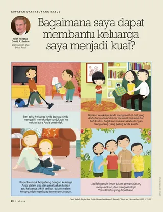 How can I help my family be strong