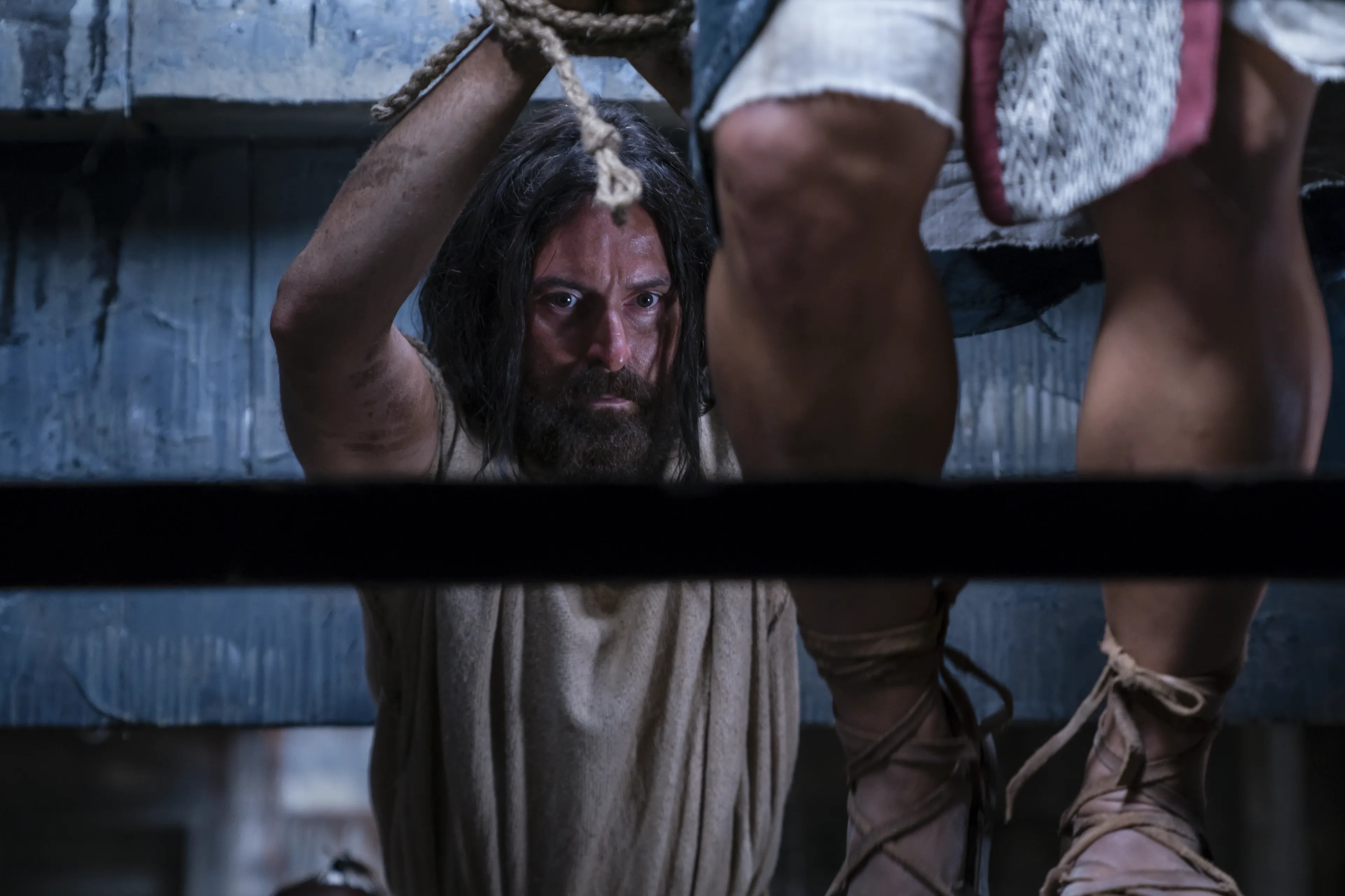 Abinadi is chained in King Noah's prison.