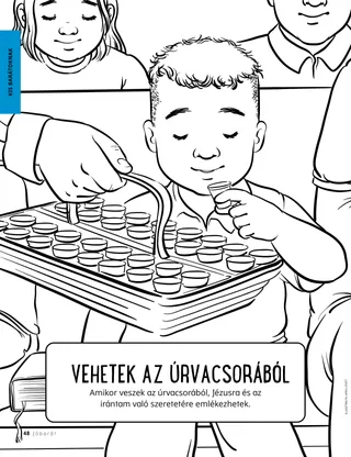 Úrvacsorából vevő fiú