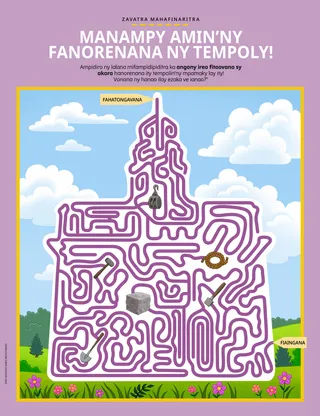 Sahanasa PDF maneho lalana mifampidipiditra mankany amin’ny tempoly