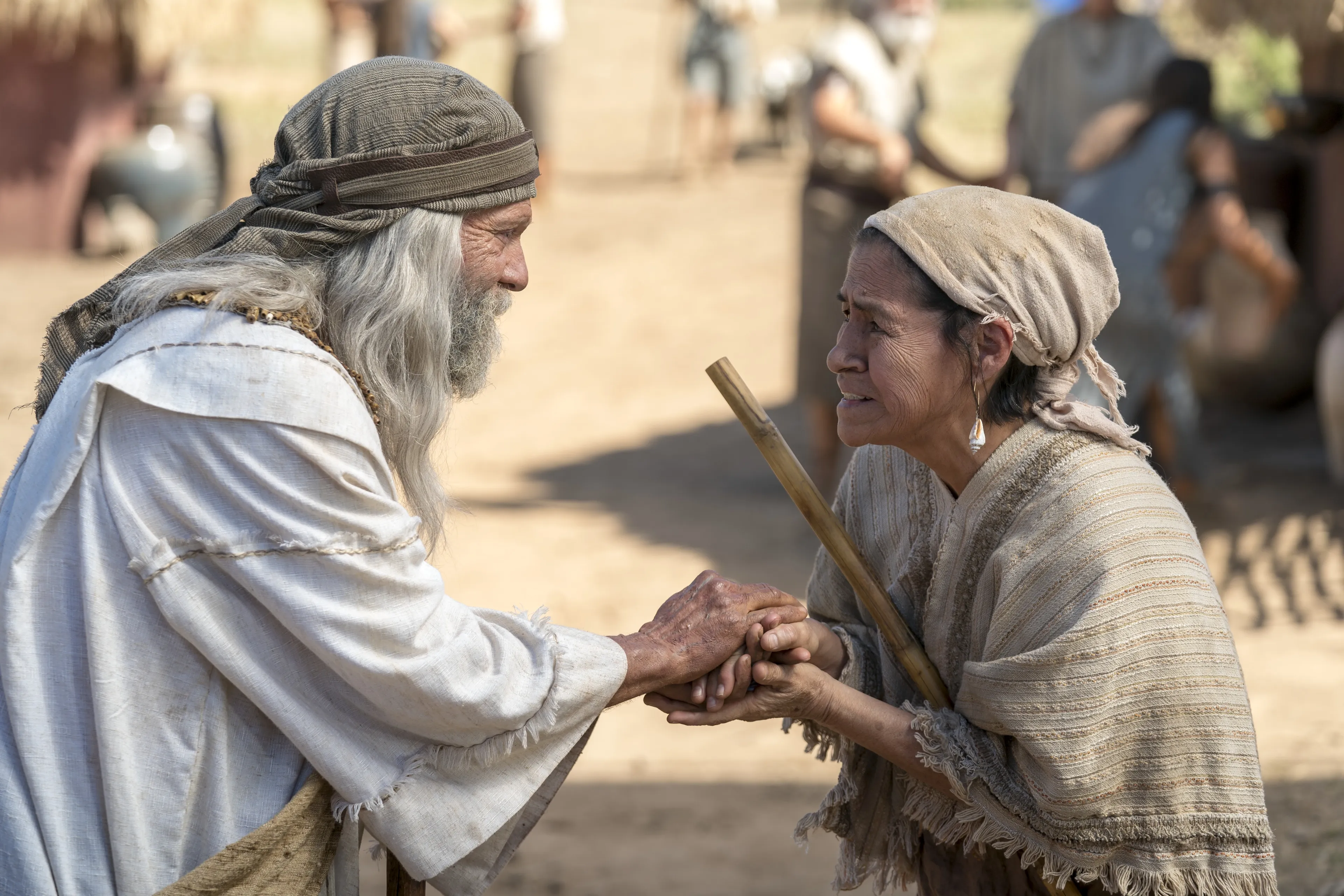 Jacob talks to a Nephite woman.