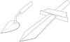 trowel and sword