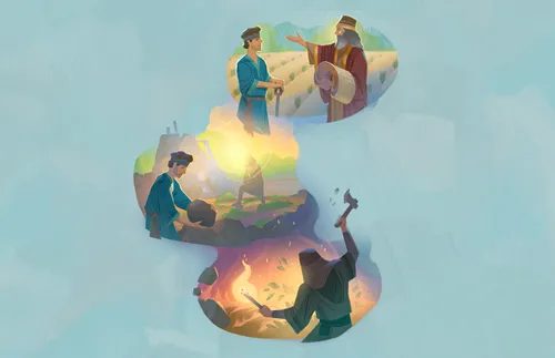 illustrations from parable of the nobleman