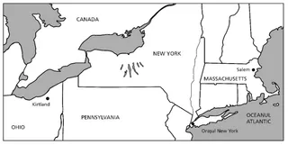 hartă, nord-estul S.U.A.