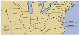 map of northeastern US