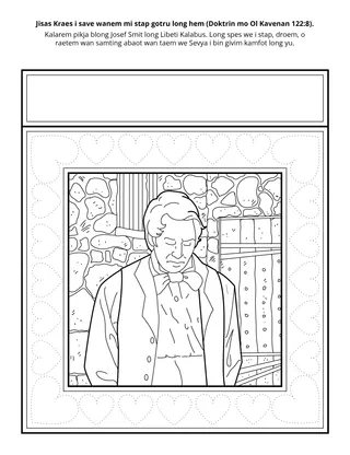 aktiviti pej: Jisas Kraes i save wanem we mi stap gotru long hem