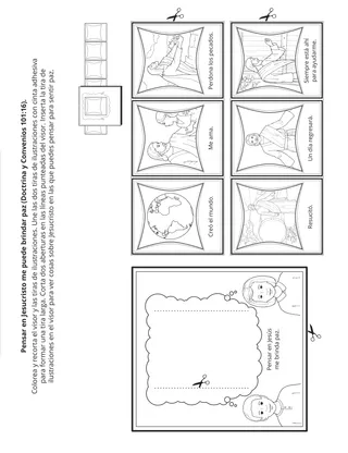 Hoja de actividades: Jesús me brinda paz
