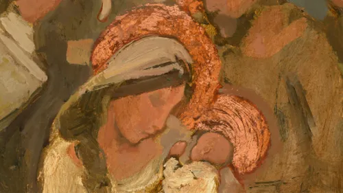 Mary and the baby Jesus