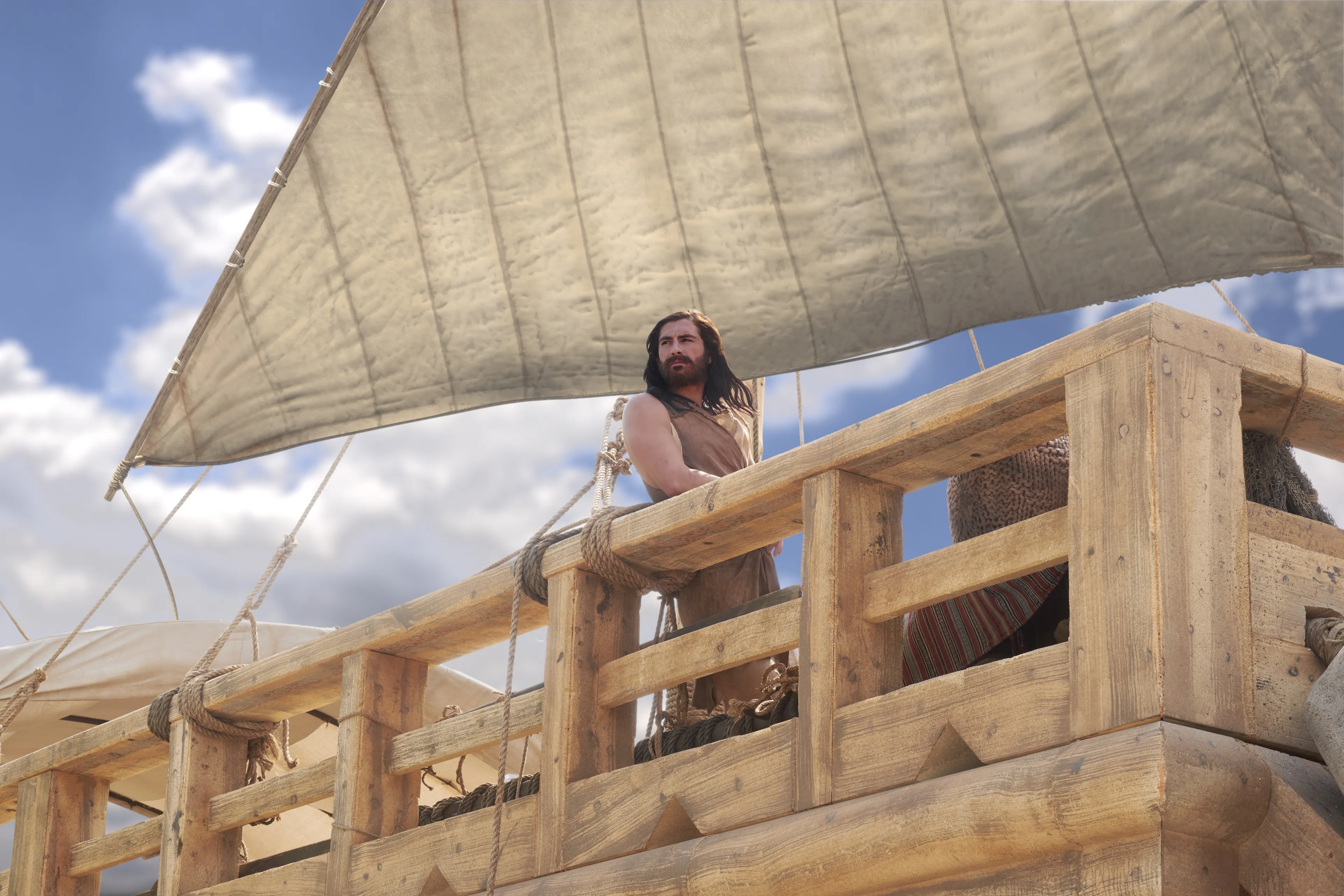 Nephi looks out at the ocean.