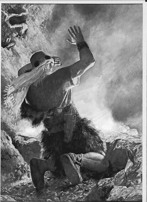 Brother of Jared seeing Lord’s finger