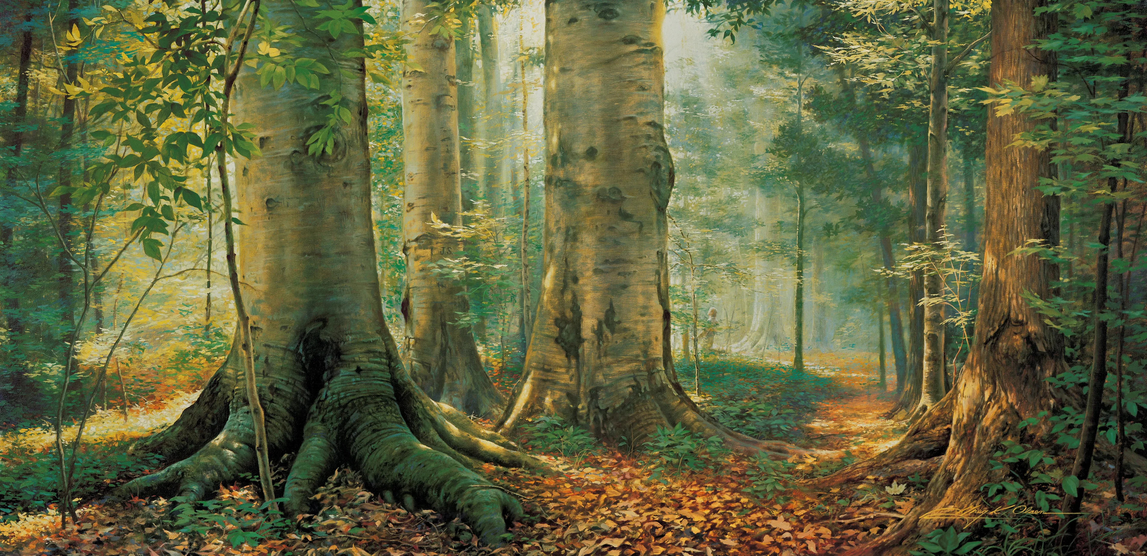 The Sacred Grove, by Greg K. Olsen.