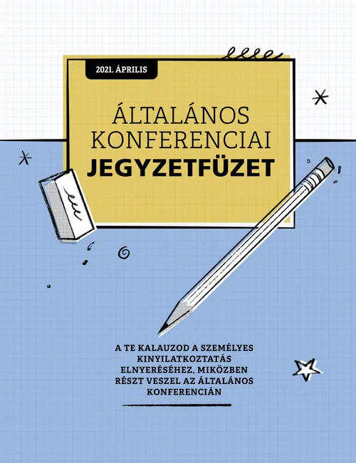 Általános konferenciai jegyzetfüzet