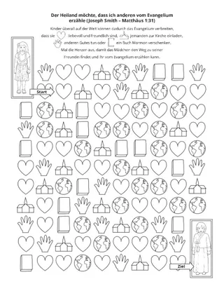 Seite mit der Aktivität: Vom Evangelium erzählen