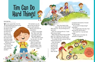 Page from the February 2022 Friend Magazine.