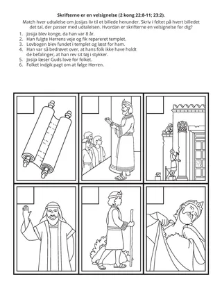 aktivitetsside: Skrifterne er en velsignelse