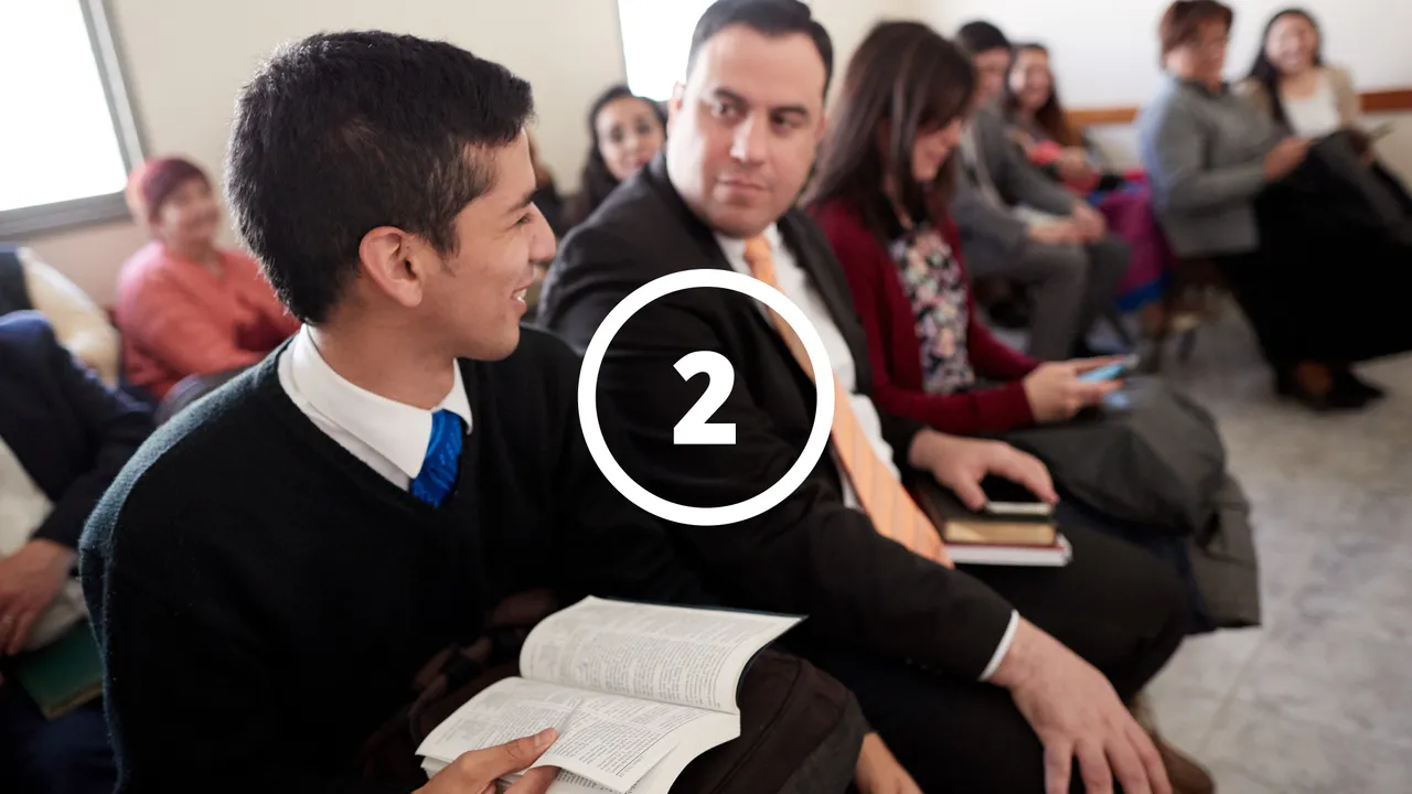 People in a gospel study class at church