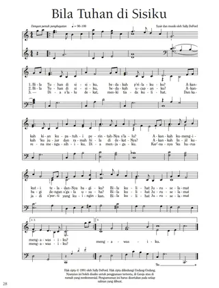 musik, Bila Tuhan di Sisiku