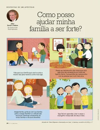 How can I help my family be strong