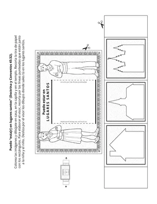 hoja de actividades para niños