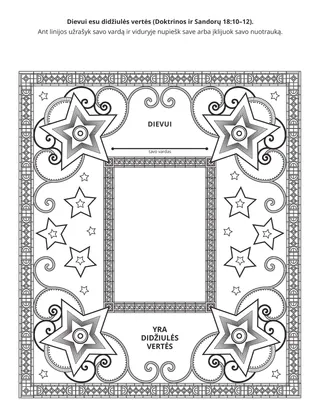 užduočių puslapis vaikams