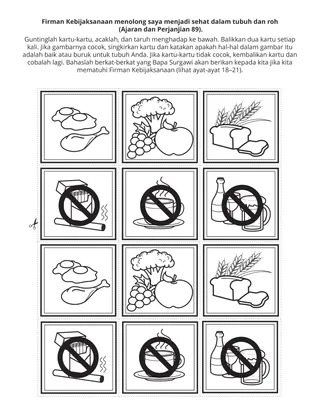 halaman kegiatan untuk anak-anak