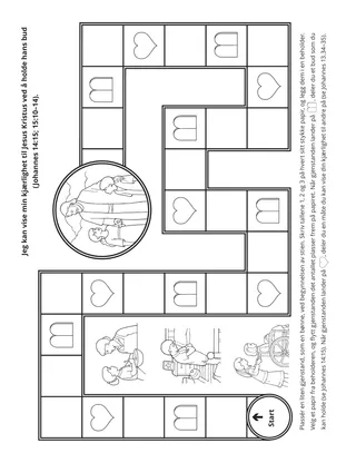 aktivitetsside: Jeg kan vise min kjærlighet til Jesus Kristus ved å holde budene hans