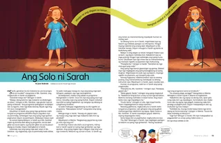 Page from the February 2022 Friend Magazine.