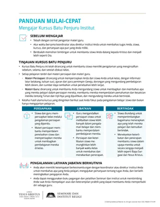 handout, PANDUAN MULAI-CEPAT